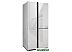 Холодильник side by side Hyundai CS6073FV (белое стекло)