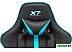 Кресло A4Tech X7 GG-1200 (черный/бирюзовый) Кресло A4Tech X7 GG-1200 (черный/бирюзовый)