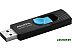 USB Flash A-Data UV220 64GB (черный/голубой) (AUV220-64G-RBKBL)