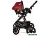 Детская универсальная коляска Lorelli (Bertoni) Lora 3 в 1 Luxe Red Elephants (10021282187)
