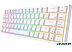 Клавиатура Royal Kludge RKG68 RGB (белый, Gateron Yellow) Клавиатура Royal Kludge RKG68 RGB (белый, Gateron Yellow)