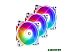 Вентилятор для корпуса ID-Cooling ZF-12025-ARGB-TRIO-SNOW Вентилятор для корпуса ID-Cooling ZF-12025-ARGB-TRIO-SNOW