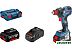 Ударный гайковерт Bosch GDX 18V-200 C Professional 06019G4201 (с 2-мя АКБ, кейс)