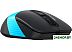 Мышь A4Tech Fstyler FM10 (черный/синий)
