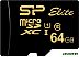 Карта памяти Silicon Power Golden Series Elite microSDHC/SDXC 64Gb (SP064GBSTXBU1V1G) Карта памяти Silicon Power Golden Series Elite microSDHC/SDXC 64Gb (SP064GBSTXBU1V1G)
