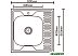 Кухонная мойка Ledeme L76060 (L76060-L, L76060-R) Кухонная мойка Ledeme L76060 (L76060-L, L76060-R)