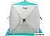 Палатка для зимней рыбалки Premier Fishing Куб PR-ISC-180BG (бирюзовый/серый)