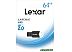USB Flash Lexar JumpDrive V40 64GB (черный) USB Flash Lexar JumpDrive V40 64GB (черный)