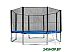 Батут ATLAS SPORT 465 см - 15ft Basic (с лестницей, внешняя сетка, синий) Батут ATLAS SPORT 465 см - 15ft Basic (с лестницей, внешняя сетка, синий)