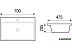 Умывальник WeltWasser Deilbach 7608-70 Умывальник WeltWasser Deilbach 7608-70