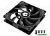 Вентилятор для корпуса ID-Cooling FL-12025K Вентилятор для корпуса ID-Cooling FL-12025K