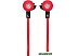 Гарнитура вкладыши Oklick HS-S-210 красный