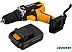 Дрель-шуруповерт Deko DKCD16FU-Li (с 2-мя АКБ, кейс, набор оснастки) (063-4099)