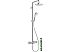 Душевая система Hansgrohe Croma Select E 180 2jet Showerpipe (27256400)