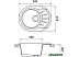 Кухонная мойка GranFest Rondo GF-R580L (белый) Кухонная мойка GranFest Rondo GF-R580L (белый)
