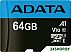 Карта памяти A-Data Premier AUSDX64GUICL10A1-RA1 microSDXC 64GB (с адаптером)