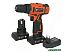 Дрель-шуруповерт Калибр ДА-16/2 76622 (с 2-мя АКБ, кейс)