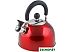 Чайник со свистком Perfecto Linea Holiday 52-121515 (красный металлик) Чайник со свистком Perfecto Linea Holiday 52-121515 (красный металлик)