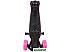 Кикборд NOVATRACK 120C.RAINBOW.PN20 (розовый)