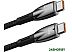 Кабель Baseus Glimmer Series Fast Charging Data Cable USB Type-C - Type-C 100W CADH000701 (1 м, черн