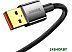 Кабель Baseus Explorer Series Auto Power-Off Fast Charging USB Type-A -USB Type-C (1 м, черный) Кабель Baseus Explorer Series Auto Power-Off Fast Charging USB Type-A -USB Type-C (1 м, черный)