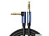 Кабель Ugreen AV112 10684 3.5 jack - 3.5 jack (0.5 м, синий) Кабель Ugreen AV112 10684 3.5 jack - 3.5 jack (0.5 м, синий)