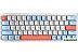 Клавиатура Cyberlynx ZA63 Pro White Blue Orange (TNT Yellow) Клавиатура Cyberlynx ZA63 Pro White Blue Orange (TNT Yellow)