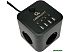Сетевой фильтр Cablexpert CUBE-3-U4-B-1.5