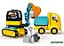 Конструктор LEGO Duplo Грузовик и гусеничный экскаватор (10931)