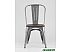 Стул Stool Group Tolix wood (серебристый матовый)