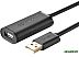 Кабель Ugreen US121 10319 USB Type-A - USB Type-A (5 м, черный)