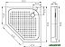 Душевой поддон Erlit ER 90 V 90x90 Душевой поддон Erlit ER 90 V 90x90