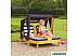 Шезлонг KidKraft Для двоих с тентом 00524-KE (синий)