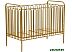 Детская кроватка Polini Kids Vintage 150 (золотистый)