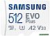 Карта памяти SAMSUNG EVO plus 512 ГБ (MB-MC512KA/RU) Карта памяти SAMSUNG EVO plus 512 ГБ (MB-MC512KA/RU)