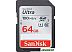 Карта памяти SanDisk Ultra SDXC SDSDUN4-064G-GN6IN 64GB