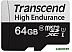 Карта памяти Transcend microSDXC TS64GUSD350V 64GB (с адаптером)