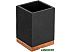 Стакан для зубной щетки и пасты Perfecto Linea Wood Bliss 35-720102 (черный) Стакан для зубной щетки и пасты Perfecto Linea Wood Bliss 35-720102 (черный)