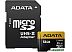 Карта памяти A-Data microSDXC UHS-II 64GB + адаптер [AUSDX64GUII3CL10-CA1]