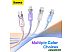 Кабель Baseus Explorer Series Fast Charging Cable with Smart Temperature Control 100W USB Type-A - U Кабель Baseus Explorer Series Fast Charging Cable with Smart Temperature Control 100W USB Type-A - U