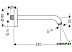 Душевой кронштейн Hansgrohe 27412000 Душевой кронштейн Hansgrohe 27412000