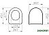Сиденье для унитаза Vitra Nest 220-003R409 Сиденье для унитаза Vitra Nest 220-003R409