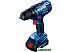 Дрель-шуруповерт Bosch GSR 180-LI Professional 06019F8109 (с 2-мя АКБ, кейс)