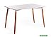 Кухонный стол TetChair John mod. T1001 White (Белый/Natural (натуральный)