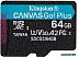 Карта памяти Kingston Canvas Go! Plus microSDXC 64GB (с адаптером) (SDCG3/64GB) Карта памяти Kingston Canvas Go! Plus microSDXC 64GB (с адаптером) (SDCG3/64GB)