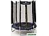 Батут Calviano Smile 140 см-4.5FT INSIDE с внутренней сеткой складной Батут Calviano Smile 140 см-4.5FT INSIDE с внутренней сеткой складной