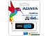 Флеш-память A-Data DashDrive UV128 Black/Blue 64GB (AUV128-64G-RBE) Флеш-память A-Data DashDrive UV128 Black/Blue 64GB (AUV128-64G-RBE)