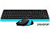 Клавиатура + мышь A4Tech Fstyler F1010 Blue