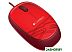 Мышь проводная Logitech M105 Mouse Red (910-002942)