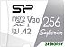 Карта памяти Silicon Power Superior microSDXC 256Gb SP256GBSTXDA2V20SP